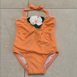 Peach Janie and Jack bathing suit 12/18mo